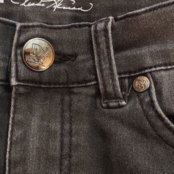 DG2 Skinny Jeans Stretch Leggings with Embroidery Sz 4P - Picture 7 of 10